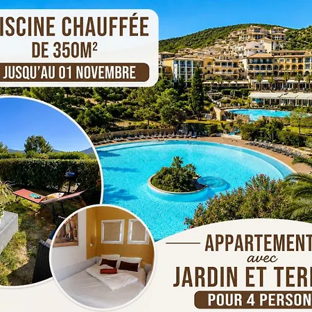 아파트 Classe Premium Cap Esterel Fh007 Jardin Privatif Clos Terrasse Vue Piscine Chauffee Climatisation Parking